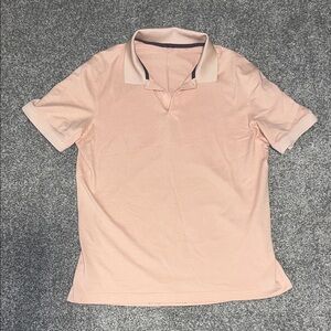 Men's Lululemon Pink Polo Shirt